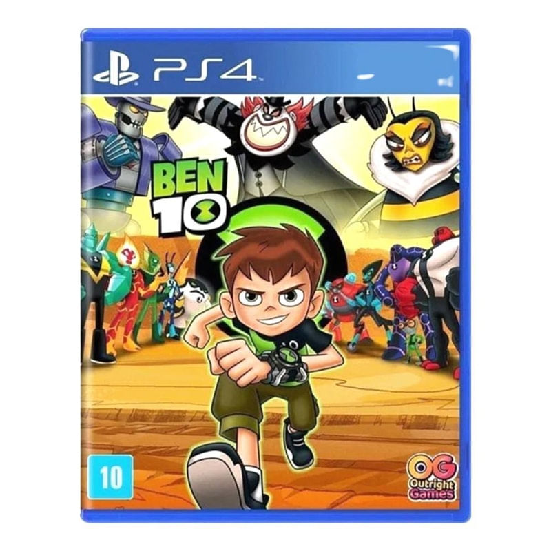 Jogo Ben 10 - Ps4 . O jogo Ben 10 traz as aventuras de Benjamin Kirby  Tennyson e seu relógio alienígena, que transforma ele em 10 alienígenas  diferen - Carrefour