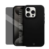 Kit Capa Silicon Premium E Película Hydrogel Privacidade Para Iphone 16 Pro Max - Gshield
