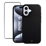 Kit Capa Silicon Premium E Película Defender Glass Para Iphone 16 - Gshield