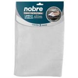 Pano Microfibra 40x60cm Pacote 2 Unid. Branco Slim - Nobre
