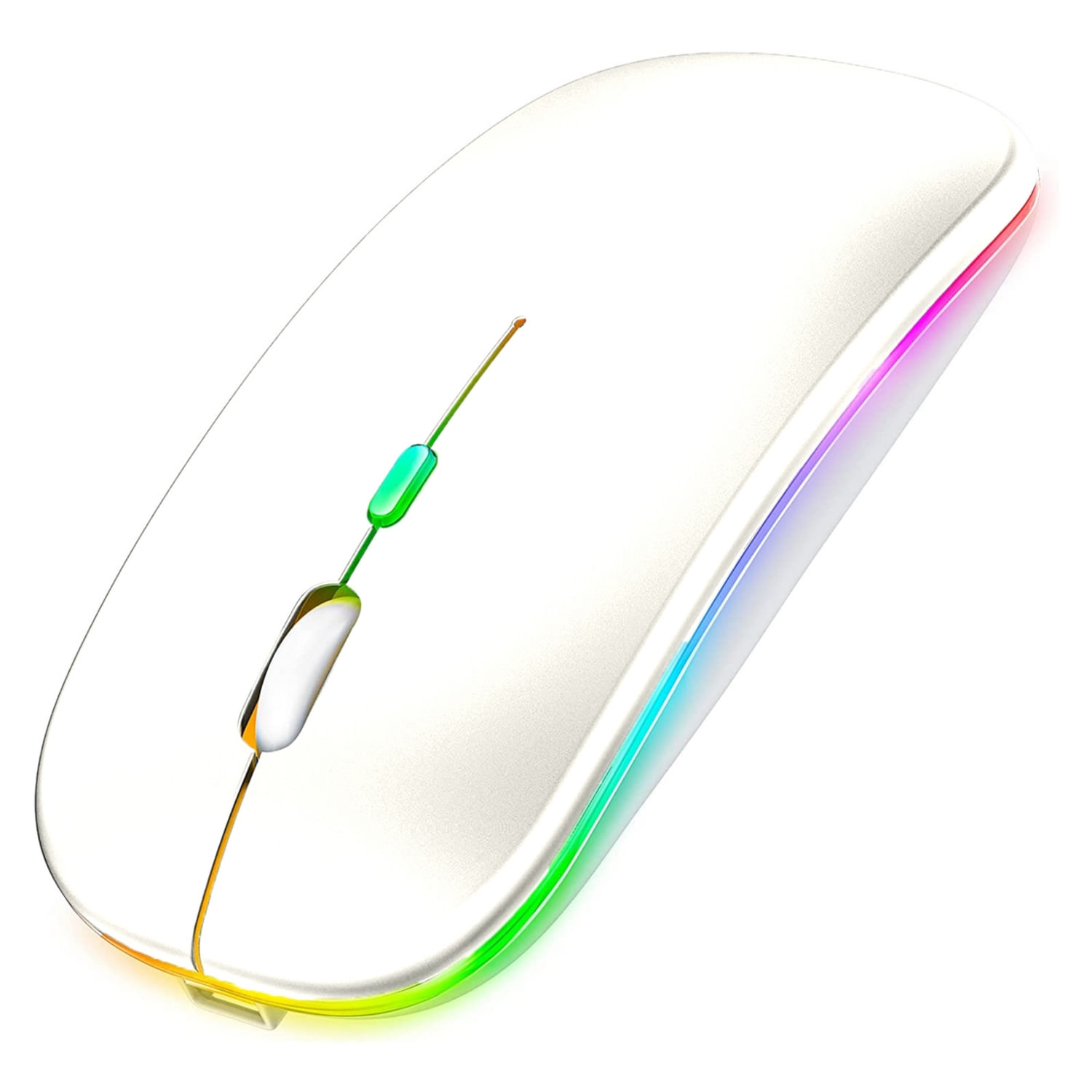 Led Recarregável De Mouse Bluetooth Para Mac, Ipad E Pc