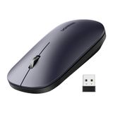 Mouse Bluetooth Sem Fio Ugreen 4000dpi 2,4gz Cinza Preto