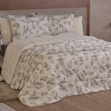 Edredom King Coberdrom Top Line Estampado Hipercal/sherpa 3 Peças - Capri
