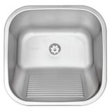 Tanque De Encaixe Tramontina Em Aço Inox Acetinado 25 Litros Hera Compact 25l 40x40 Cm 94403107
