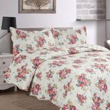 Kit Cobre Leito Casal + 2 Porta-travesseiros Patchwork Veneza 3