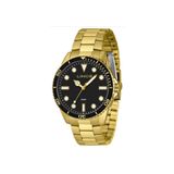 Relogio Lince Masculino Mrgm007l46 P1kx Dourado Preto