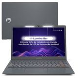 Notebook Positivo Vision C14 Lumina Bar Celeron 4GB 128GB eMMC, 14" HD Windows 11 Tecla Link Microsoft 365 Personal