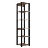 Estante Livreiro 183cm 05 Prateleiras Preto Montana Proddy Preto Montana