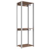 Guarda Roupa Closet 02 Cabideiros 183x60cm Branco Montana Proddy Branco Montana