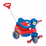 Triciclo Infantil Com Haste Direcionavel Velocita Vermelho Calesita