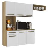 Cozinha Compacta Suspensa 06 Portas 01 Gv 2012145 Atacama Branco Armoveis