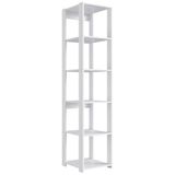 Estante Livreiro 183cm 05 Prateleiras Branco Proddy Branco