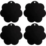 4 Pc Pc Elétrica Indução Hob Protector Mat 25cm Anti-slip Mat Silicone Cooktop Scratch Protector Tampa Calor Isolado Tapete