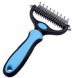 Mt&amp;l Undercoat Rake Dogs Cats Deshedding Decrimting Compare Double Sided Professional Skin Friendly Pet Grooming Brush - Extra Wide - No Mor