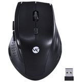 Mouse Sem Fio 2.4 Ghz 1200 Dpi Dynamic Ergo Preto Usb - Dm11