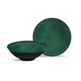 Conjunto 6 Bowls Decorados Christmas Flake 300ml
