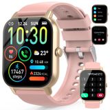 Smartwatch Ddidbi Para Mulheres Com Chamadas, Frequência Cardíaca Ip68 Rosa