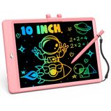 Tablet De Escrita Derabika Toys Para Meninas Lcd De 10 Polegadas Rosa