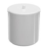 Lixeira Multiuso com Tampa 6 Litros 20cmx25cm CT3 Astra Branco