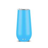 Copo Taça Térmica Aduze Champagne Espumante Drink Lux Azul Celeste 150ml