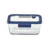 Pote De Vidro Hermético Retangular - Válvula Na Tampa De Vidro - 800ml - Glacé Z- Neoflam