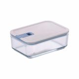 Pote De Vidro Hermético Retangular - Tampa Com Alavanca - 1100ml - Perfect Seal - Neoflam