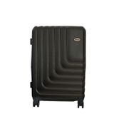 Mala De Bordo Abs Para Viagem Ika Flex Cadeado Tsa Embutido Rodas Duplas 360 - Grafite, P