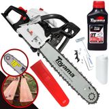 Motosserra Gasolina Toyama Tcs58h 55cc 3,2hp + Óleo 2 Tempos