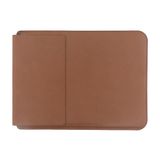 Capa Sleeve Com Suporte E Deskpad Marrom Para Macbook 16