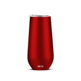 Copo Taça Térmica Aduze Champagne Espumante Vermelho Metal 150ml
