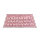 Tapete De Banheiro Natur 05 Rosa 0,50x0,80m - Edantex