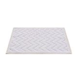 Tapete De Banheiro Natur 08 Branco 0,40x0,60m - Edantex