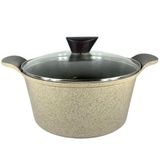 Caçarola 28cm/6,3l Com Revestimento Cerâmico Marble Neoflam Cinza