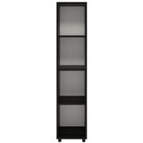 Estante Livreiro 4 Nichos Marselha - Preto