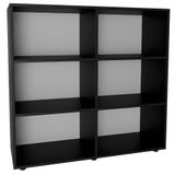 Estante Livreiro 6 Nichos Geórgia - Preto