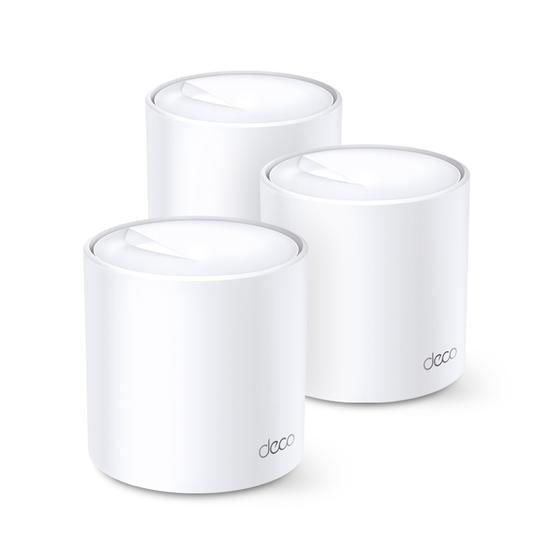 Roteador Wireless Tp Link Deco X20 Ax1800   1201 574mbps   Dual Band   3 Unidades   Branco
