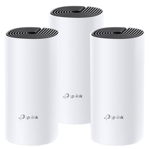 Roteador Wireless Tp Link Deco M4 Ac1200 (3 Pack) Dual Band 867 + 867 Mbps   Branco