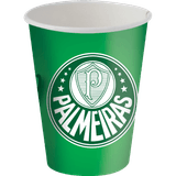 Copo Papel Palmeiras Oficial 8 Unidades Festa