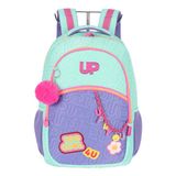 Mochila Costas Notebook Com Pingentes Pompom Up4you
