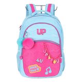 Mochila Costas Notebook Com Pingentes Pompom Up4you