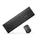 Kit Teclado E Mouse Sem Fio Multilaser Tc212 Slim 1200 Dpi Conexão Usb Abnt2 Preto