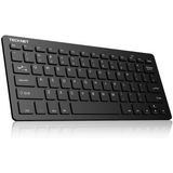 Teclado Sem Fio, Tecknet 2.4ghz Ultra Slim Portátil Tamanho Compacto Bastante Pequeno Teclados Para Pc, Desktop, Smart Tv, Notebook, Laptop, Windows