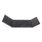 Mini Teclado Sem Fio Recarregável Bluetooth Dobrável