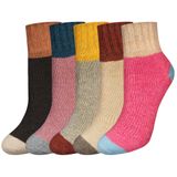 Meias Femininas De Inverno Fyc, Quentes, Grossas, Macias, Multicoloridas