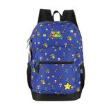 Mochila Escolar Costas Juvenil Super Mario Ms47570 - Azul