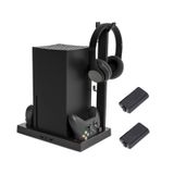 Suporte De Refrigeração E Base De Carregamento Com Bateria Para Xbox Series X