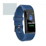 Rastreador De Fitness Smartwatch Heart Rate Waterproof - Azul
