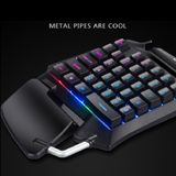 Teclado Mecânico De Uma Mão Rgb Teclado De Jogos Retroiluminado G