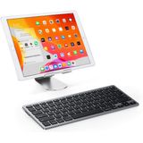 Teclado Bluetooth OMOTON Ultra-Slim Compatível com iPad 10.2 (8ª/ 7ª Geração)/ 9.7, iPad Air 4ª Geração, iPad Pro 11/12.9, iPad Mini e Mais D