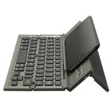 Teclado Bluetooth Dobrável Universal Antiderrapante Da Gray